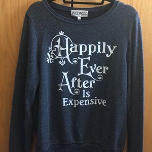 Grey Wildfox pullover sweater